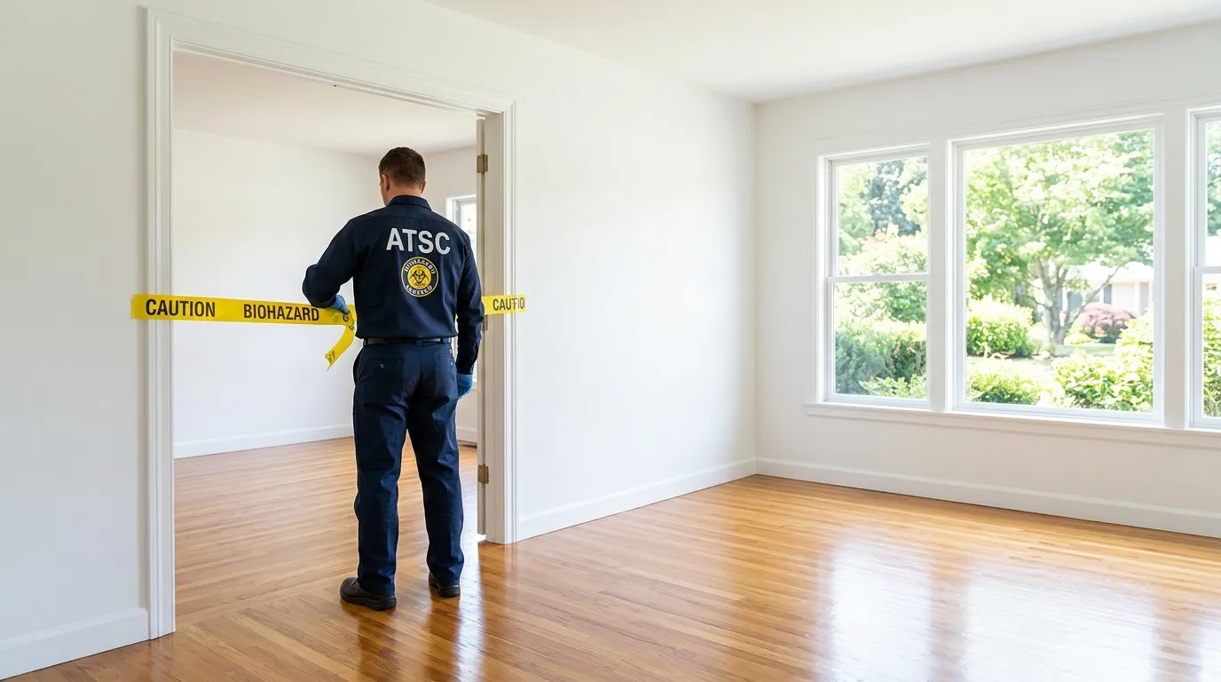 Certified biohazard cleanup crew performing Crime Scene Cleanup in Wawarsing